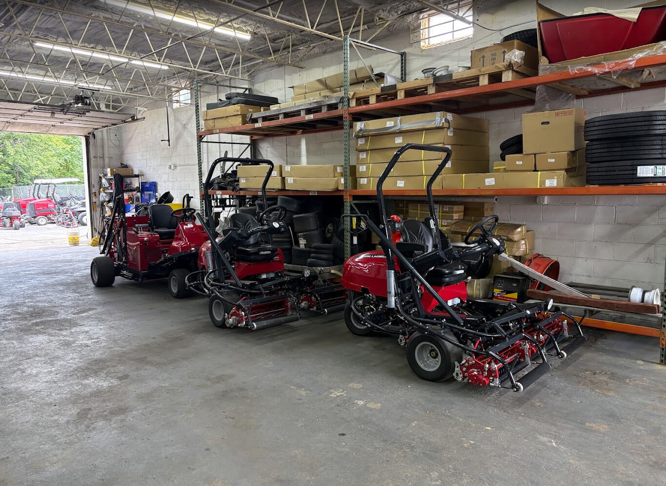 Cutting Green Has Used Turf Equipment Office